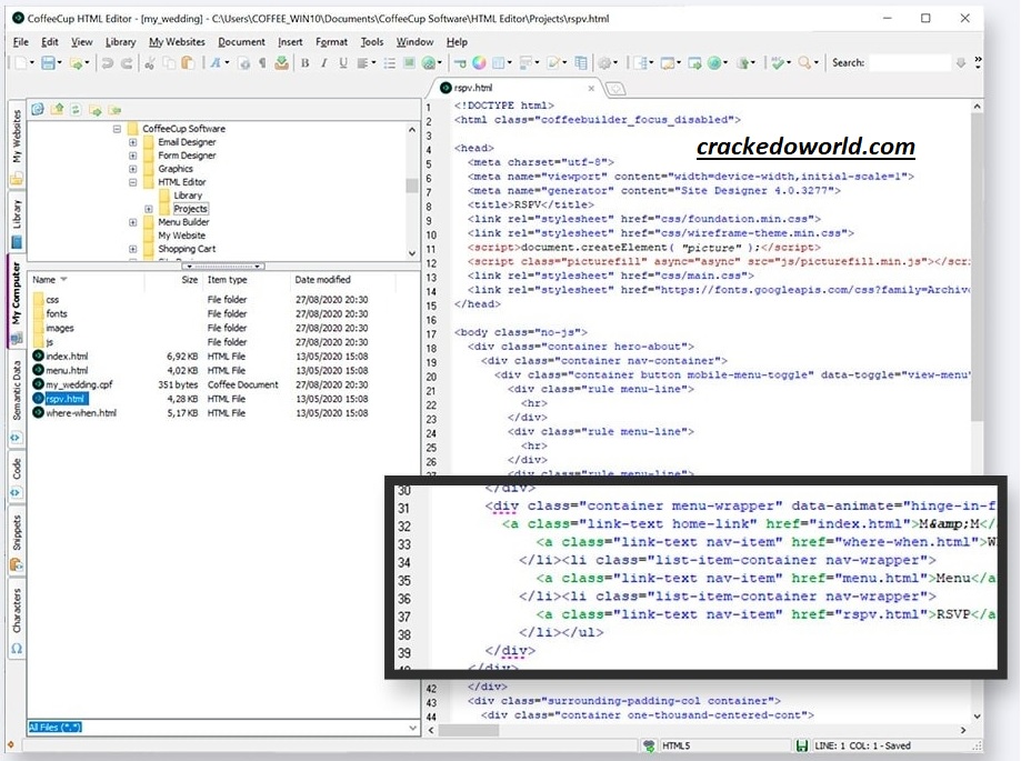 CoffeeCup HTML Editor Free Download
